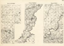Rusk County - Strickland, Big Bend, Dewey, Wisconsin State Atlas 1930c